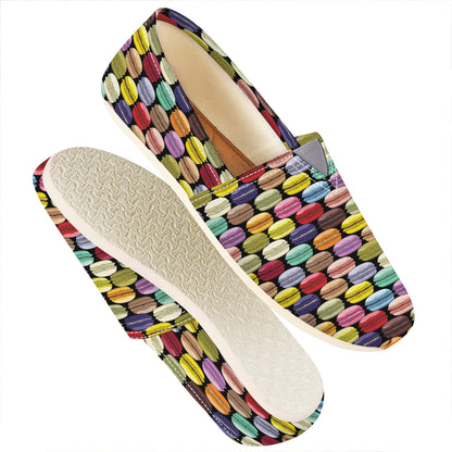 French Macarons Pattern Print Casual Shoes