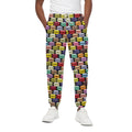 French Macarons Pattern Print Cotton Sweatpants