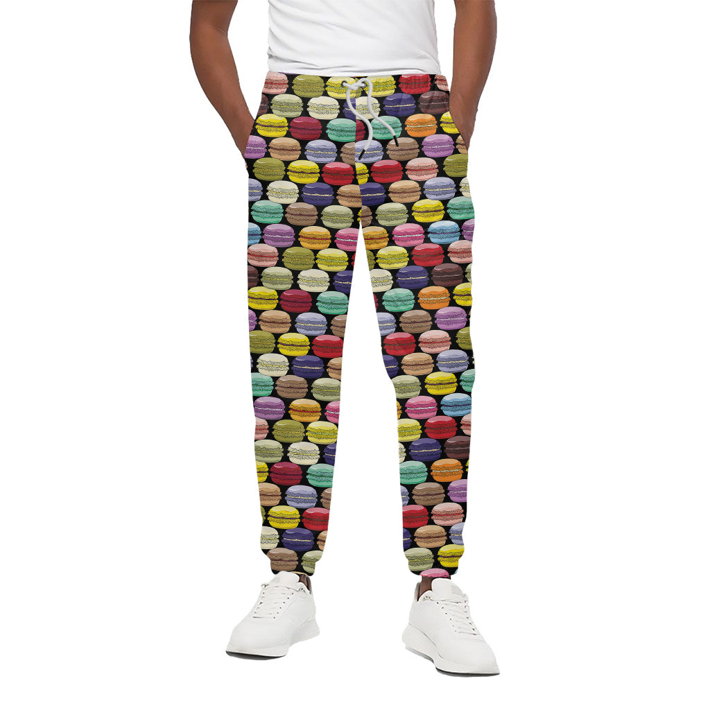 French Macarons Pattern Print Cotton Pants