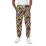 French Macarons Pattern Print Cotton Pants