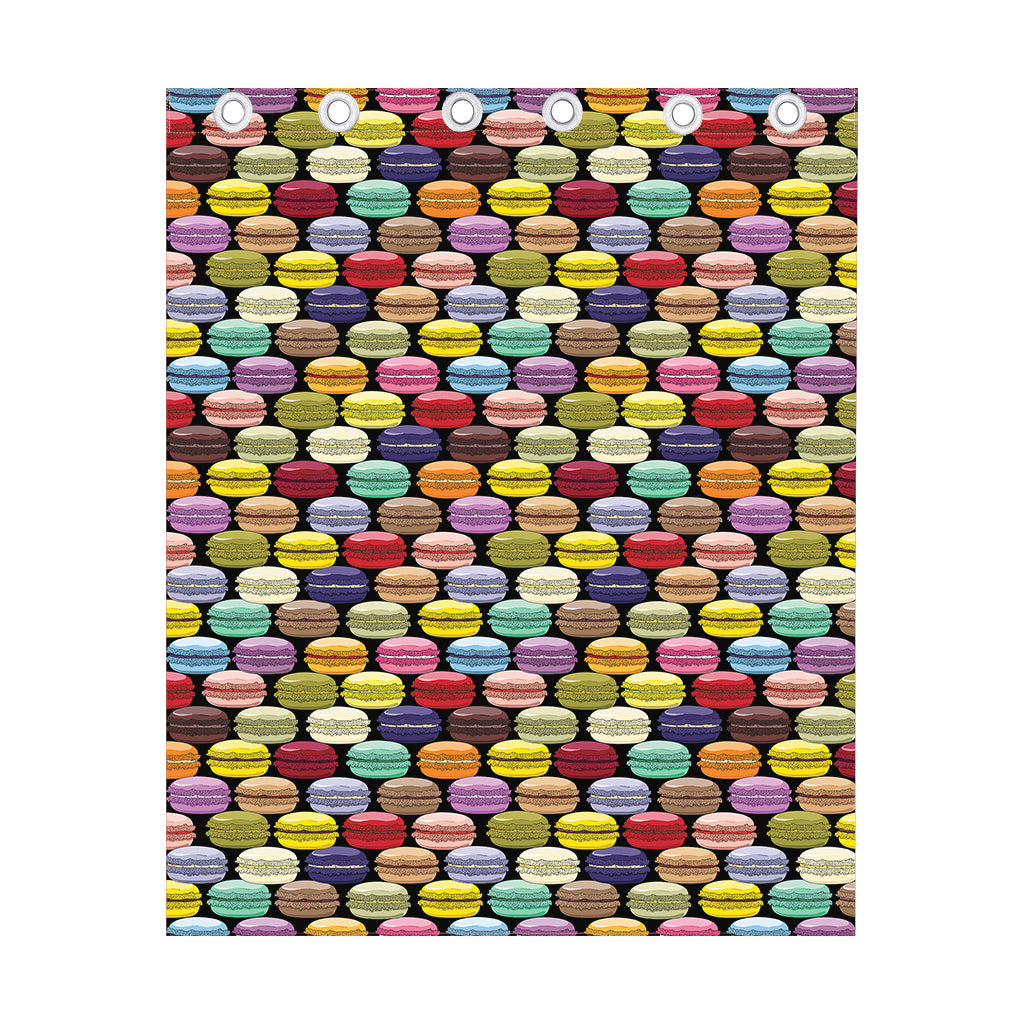 French Macarons Pattern Print Curtain