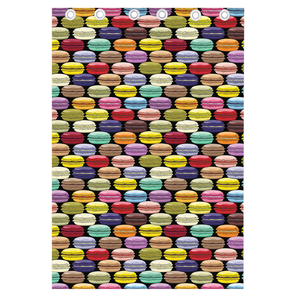 French Macarons Pattern Print Curtain