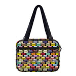 French Macarons Pattern Print Double Strap Bible Bag