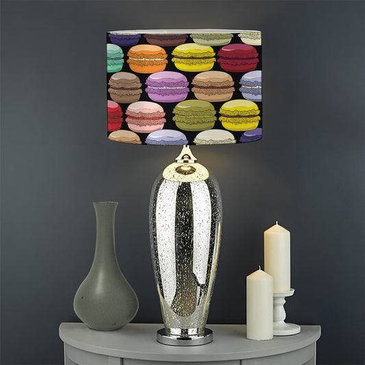 French Macarons Pattern Print Drum Lamp Shade