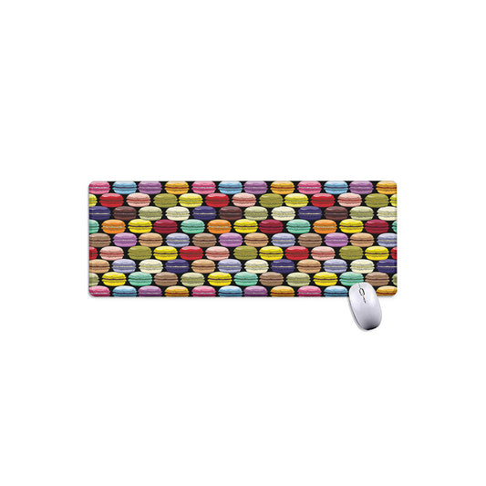 French Macarons Pattern Print Extended Mouse Pad