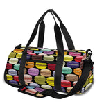 French Macarons Pattern Print Gym Bag