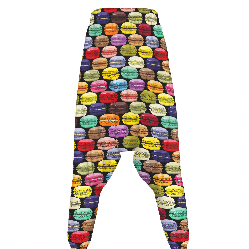 French Macarons Pattern Print Hammer Pants