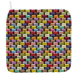 French Macarons Pattern Print Hand Towel