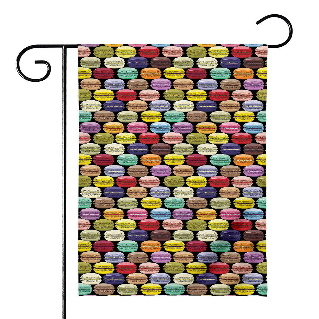 French Macarons Pattern Print House Flag