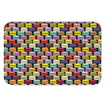 French Macarons Pattern Print Indoor Door Mat
