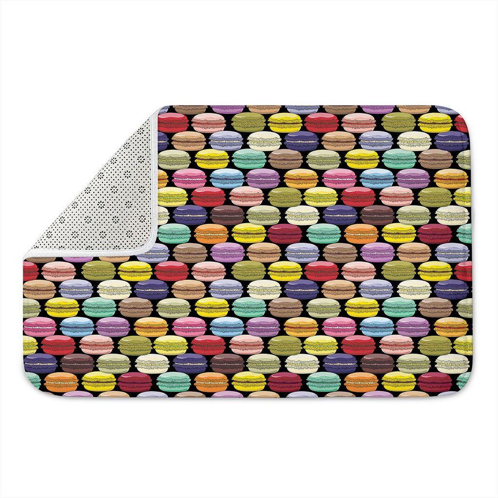 French Macarons Pattern Print Indoor Door Mat