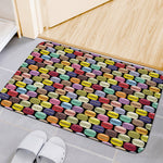 French Macarons Pattern Print Indoor Door Mat