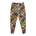 French Macarons Pattern Print Jogger Pants