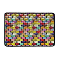 French Macarons Pattern Print Kitchen Mat