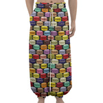 French Macarons Pattern Print Lantern Pants