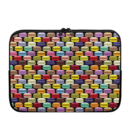 French Macarons Pattern Print Laptop Sleeve
