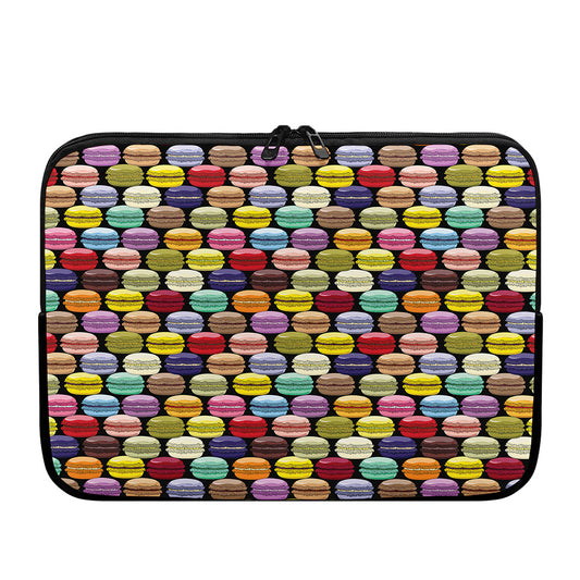 French Macarons Pattern Print Laptop Sleeve