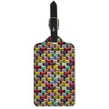 French Macarons Pattern Print Luggage Tag