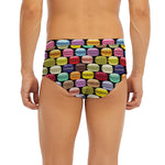 French Macarons Pattern Print Men's Briefs