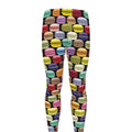 French Macarons Pattern Print Men's Leggings