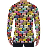 French Macarons Pattern Print Men's Long Sleeve T-Shirt
