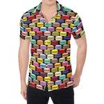 French Macarons Pattern Print Men's Shirt
