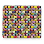 French Macarons Pattern Print Mouse Pad