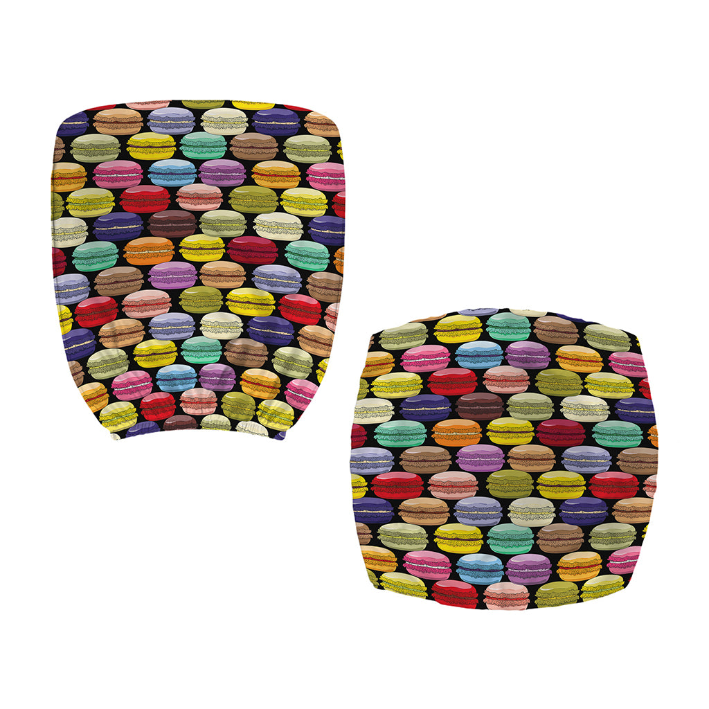French Macarons Pattern Print Office Chair Cover