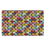 French Macarons Pattern Print Polyester Doormat