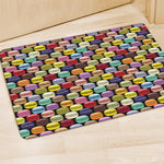 French Macarons Pattern Print Polyester Doormat