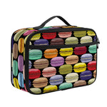 French Macarons Pattern Print Portable Lunch Bag