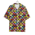 French Macarons Pattern Print Rayon Hawaiian Shirt