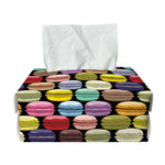 French Macarons Pattern Print Rectangle Tissue Box Cover