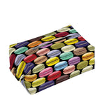 French Macarons Pattern Print Rectangle Tissue Box Cover