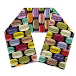 French Macarons Pattern Print Scarf