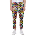 French Macarons Pattern Print Joggers