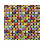 French Macarons Pattern Print Silk Bandana