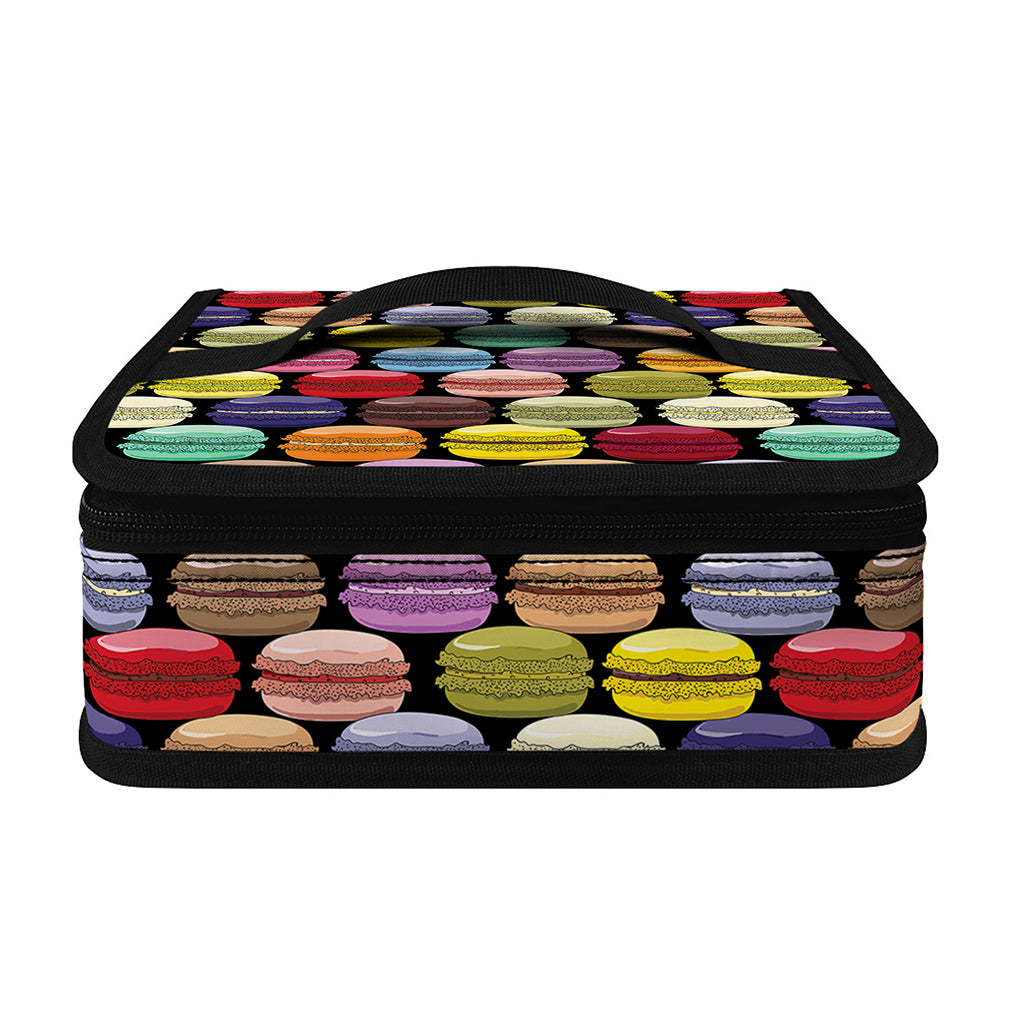 French Macarons Pattern Print Small Lunch Bag