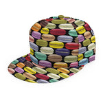 French Macarons Pattern Print Snapback Cap