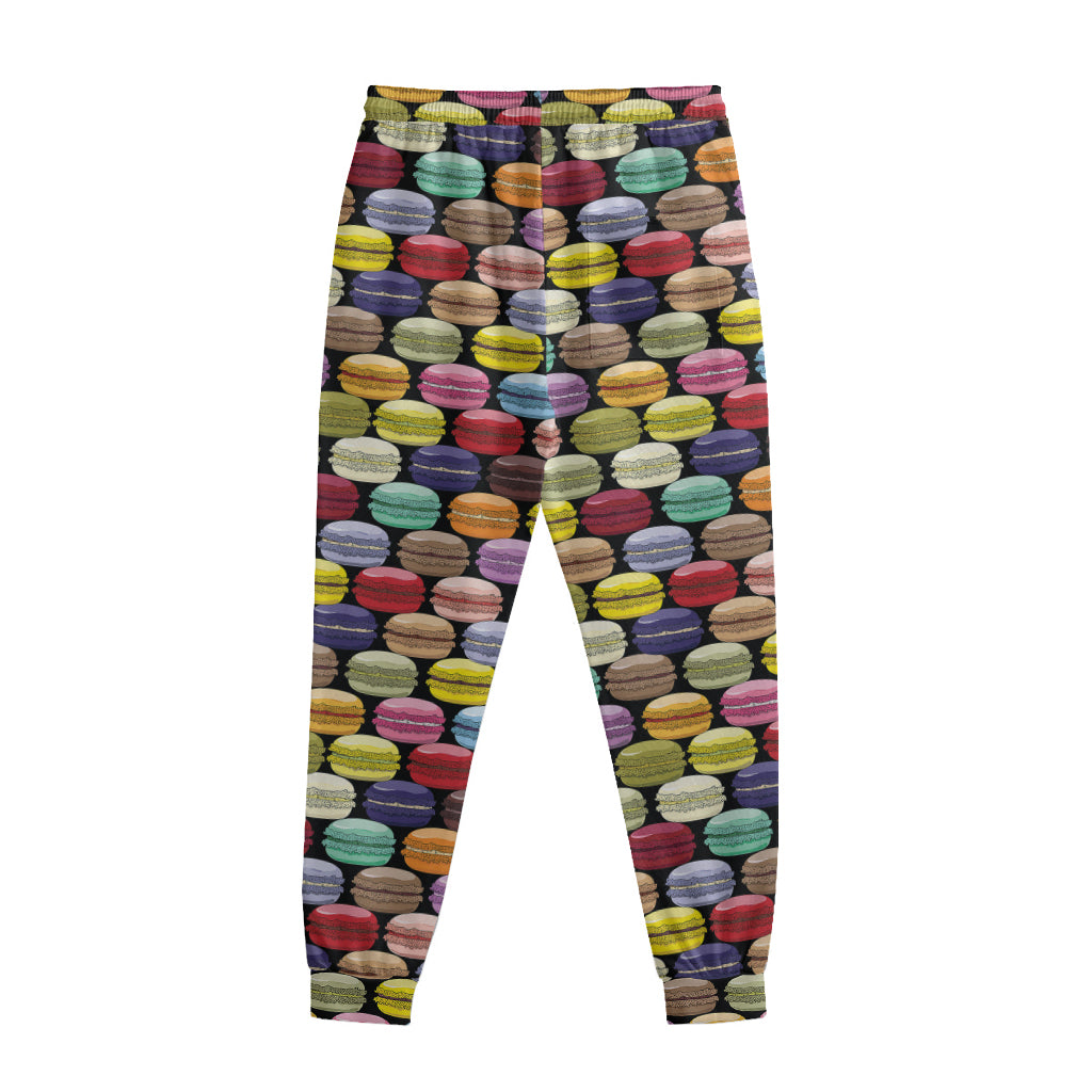 French Macarons Pattern Print Sweatpants