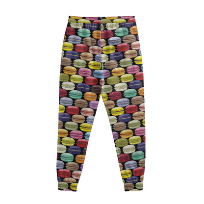 French Macarons Pattern Print Sweatpants