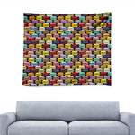 French Macarons Pattern Print Tapestry
