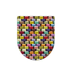 French Macarons Pattern Print Toilet Lid Cover