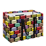 French Macarons Pattern Print Utility Tote Bag