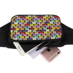 French Macarons Pattern Print Waist Bag