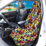 French Macarons Pattern Print Waterproof Car Seat Cover
