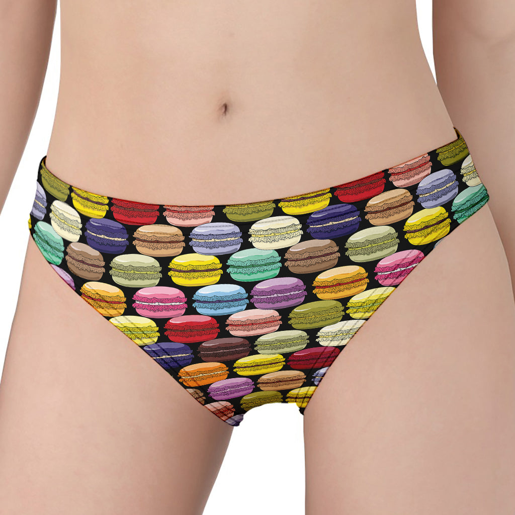 French Macarons Pattern Print Women's Panties