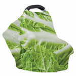 Fresh Cabbage Leaf Print Baby Seat Cover