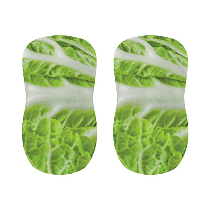 Fresh Cabbage Leaf Print Bar Stool Covers