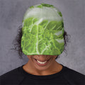Fresh Cabbage Leaf Print Baseball Cap